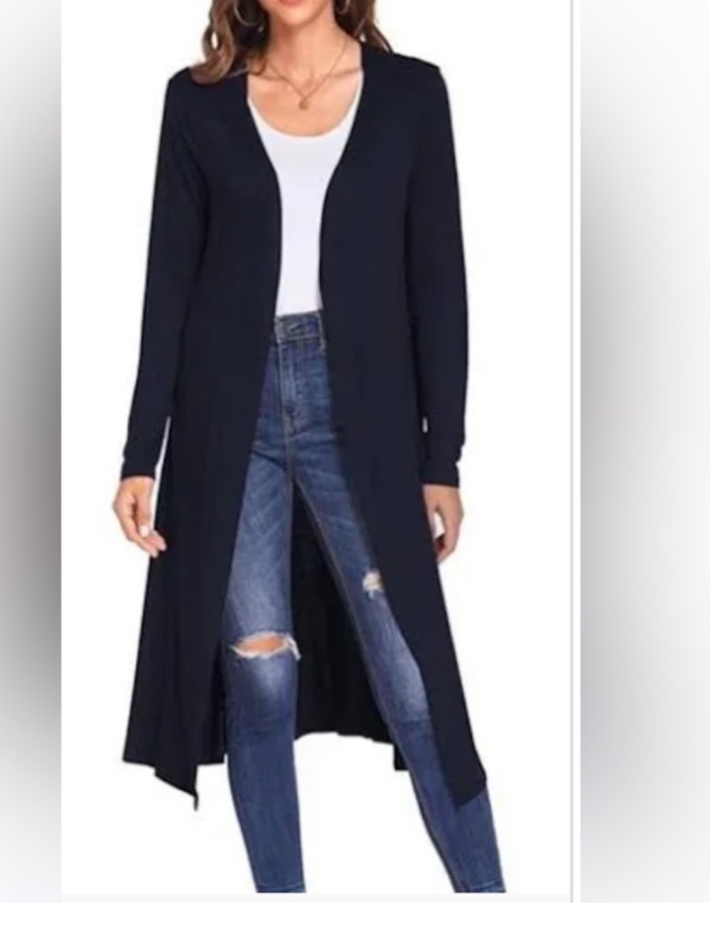 Black long Cardigan Karen Kane Size S